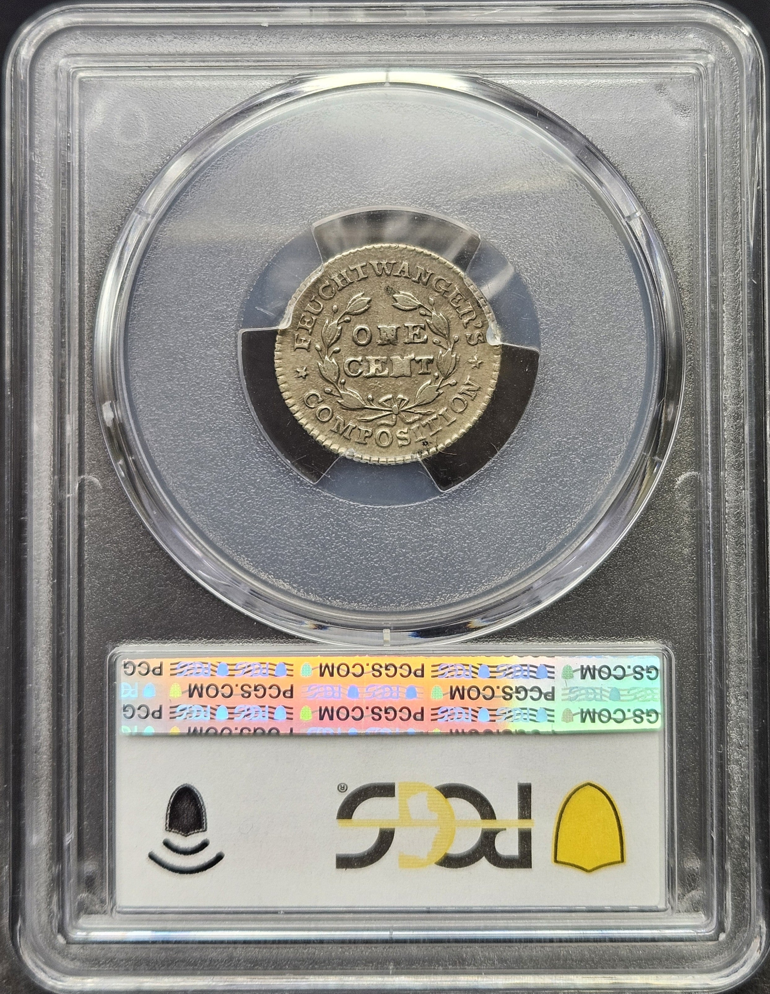 1837 NY 1C HT-268 Feuchtwanger&
