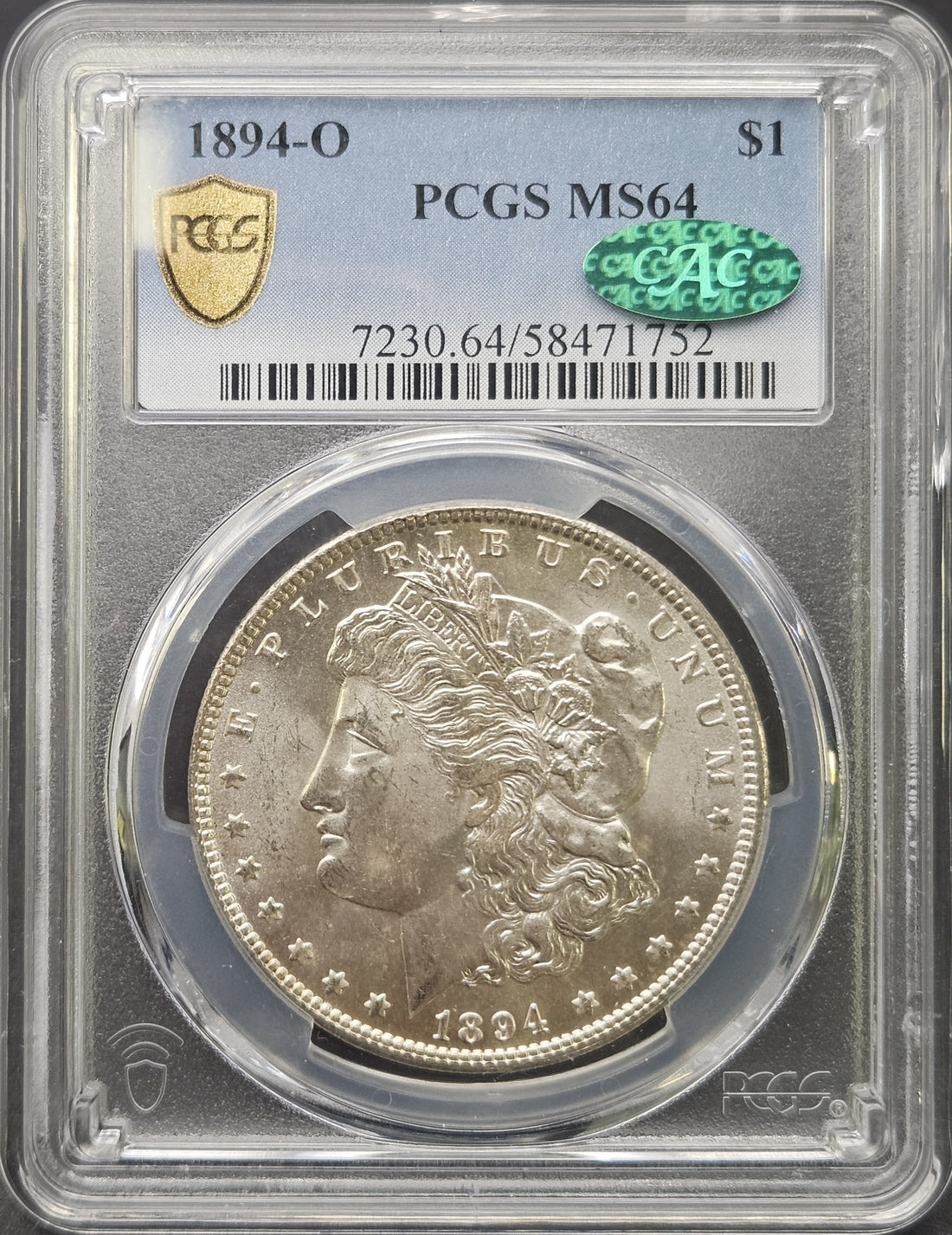 1894-O Morgan Dollar PCGS MS64 CAC