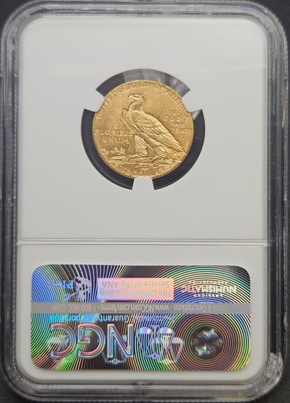 1911 Indian Head Half Eagle NGC MS61